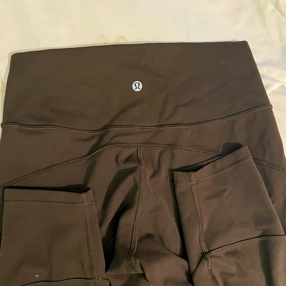 Lulu Lemon High-Waisted Cropped Align Leggings